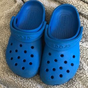 Blue crocs